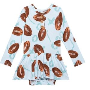 Posh peanut football dress (3-6 months)